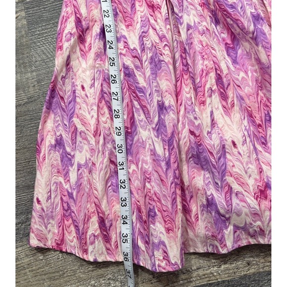 Modcloth Myrtlewood Pin Up Small Retro Pink Purple Dress Size XS - Picture 12 of 12